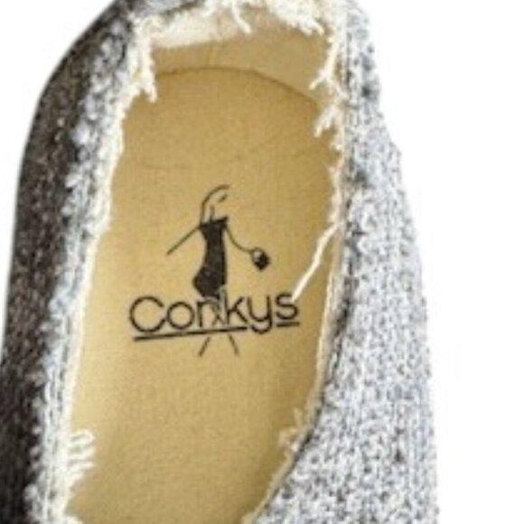 Corkys Gray Slip-On Sneakers | Size 8 | Never Worn | Pink Sole | Casual Comfort - Picture 7 of 7